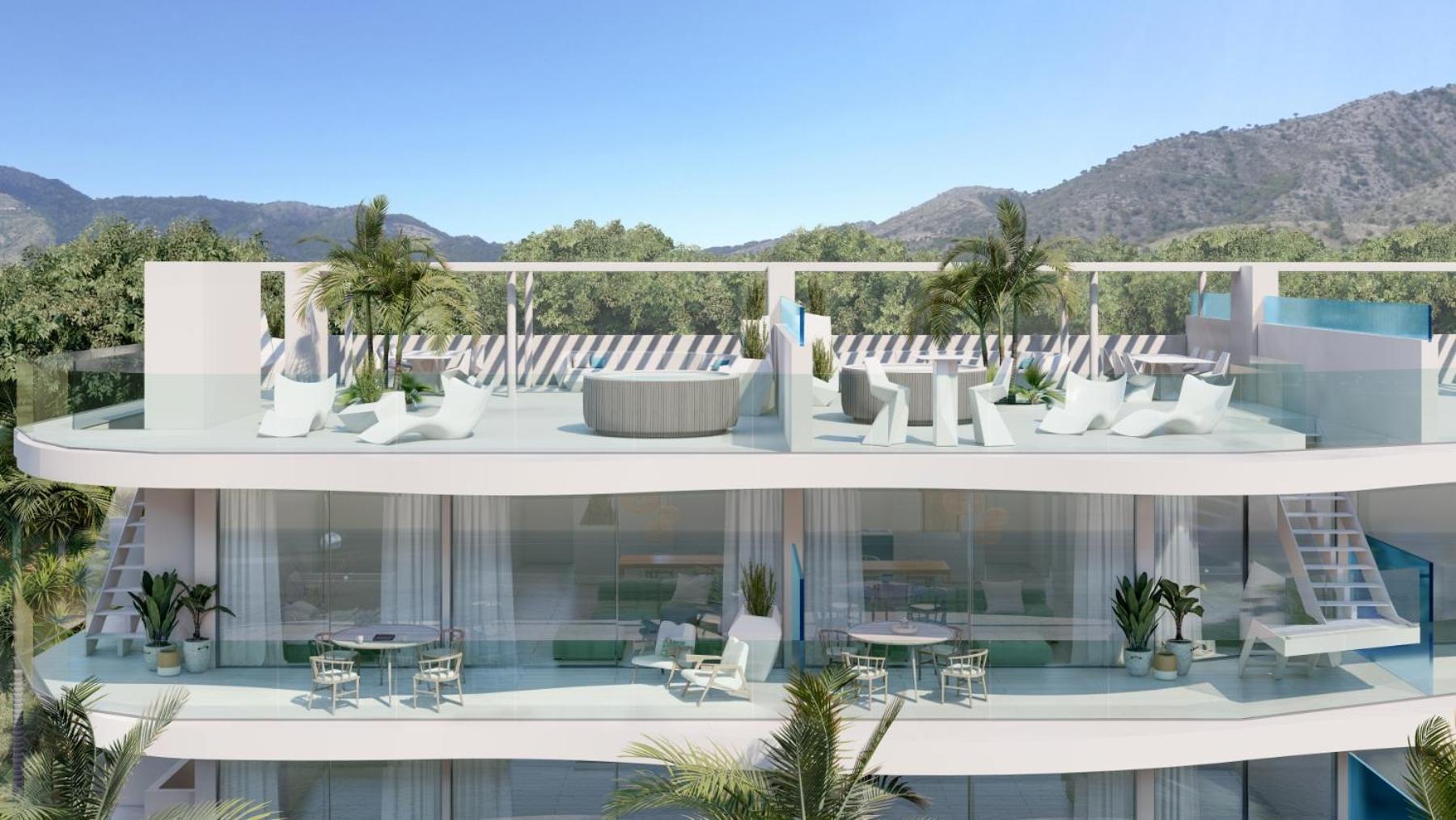 Panoramic Seaview Penthouse The Wave Fuengirola Exterior foto